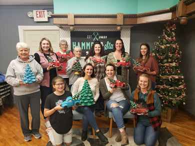 Hammer @ Home Ceramic Truck, Christmas Tree & Christmas Gnome Workshop